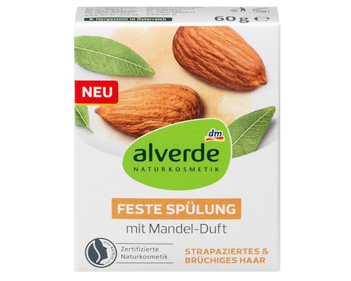 dm Alverde Solid Conditioner With Almond Fragrance 60g